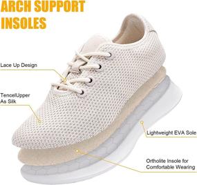 img 2 attached to DYKHMATE Walking Breathable Lightweight Comfortable Women's Shoes at Athletic