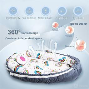 img 2 attached to RORJOY Co Sleeping Breathable Portable Traveling Nursery