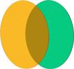 colorful filter lens set for handheld spotlight - green and yellow for bigsun logo