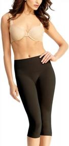 img 2 attached to Flatter Your Figure With SlimMe High-Waisted Tummy Control Capri Leggings