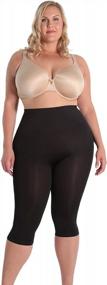 img 3 attached to Flatter Your Figure With SlimMe High-Waisted Tummy Control Capri Leggings