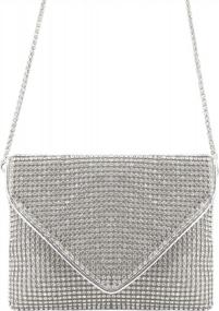 img 3 attached to Shine Bright With Naimo'S Crystal Rhinestone Crossbody Bag - Perfect For Your Party Prom Look!