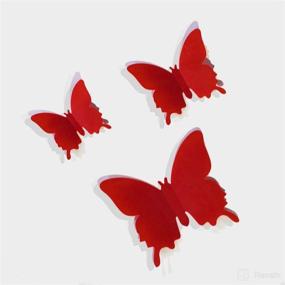 img 1 attached to Butterfly Removable Stickers Bedroom Bathroom Nursery in Décor