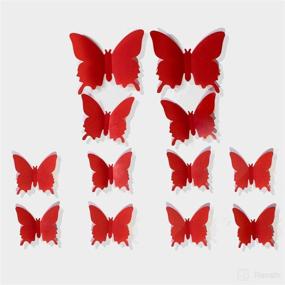 img 2 attached to Butterfly Removable Stickers Bedroom Bathroom Nursery in Décor