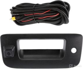 img 4 attached to High-Quality Partol Rear View Camera Compatible with Chevrolet Silverado and GMC Sierra 2007-2013 - Reliable Tailgate Handle Camera Replacement
