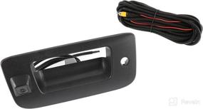img 1 attached to High-Quality Partol Rear View Camera Compatible with Chevrolet Silverado and GMC Sierra 2007-2013 - Reliable Tailgate Handle Camera Replacement