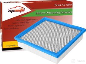 img 4 attached to EPAuto GP075 (CA10755) Replacement Panel Engine Air Filter: Enhanced Performance and Durability