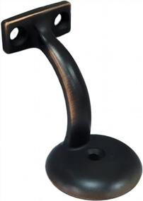 img 3 attached to 3 Pack QCAA Heavy Duty Zinc Die Cast Handrail Bracket, Aged Oil Rubbed Bronze - Made In Taiwan