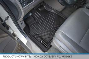 img 3 attached to SMARTLINER Custom Floor 2011 2017 Odyssey Interior Accessories ... Floor Mats & Cargo Liners