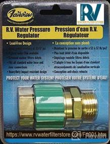 img 1 attached to Fairview Brass Inline Fixed 55 PSI R.V. Water Pressure Regulator WR-RV55 - Safeguarding RV Plumbing and Hoses from Excessive City Water Pressure, Lead Free