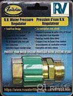 fairview brass inline fixed 55 psi r.v. water pressure regulator wr-rv55 - safeguarding rv plumbing and hoses from excessive city water pressure, lead free logo