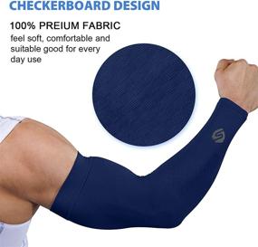 img 3 attached to Stay Safe In The Sun: SHINYMOD UV Protection Arm Sleeves For Men And Women - Perfect For Cycling, Driving, Golfing, Running
