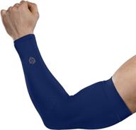 stay safe in the sun: shinymod uv protection arm sleeves for men and women - perfect for cycling, driving, golfing, running logo