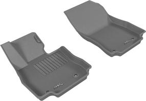 img 4 attached to 🚗 Custom Fit Car Floor Mats for Toyota Yaris 2019-2020 / Yaris IA 2017-2018 / Scion IA 2016 - 3D MAXpider All-Weather Floor Liners, Gray Kagu Series (1st Row)