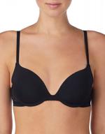 sleek micro push up bra with plush pads and lace back by ongossamer logo