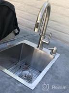 img 1 attached to 18" TORVA Gloss Black Drop-In Topmount Kitchen Sink, 16 Gauge Stainless Steel With PVD Coated Gunmetal NanoTek Single Bowl Bar/Prep Basin - 9 Inch Deep Dark Gray review by Tim Wadman