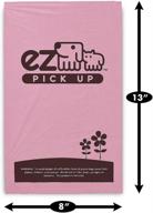 1000 ez pet waste disposal dog poop bags 🐶 - pink pickup bags (single roll, not on small rolls) logo