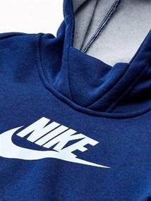 img 2 attached to Girls' Nike Active Pullover Hoodie in Carbon Heather - Stylish Clothing Option