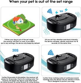 img 1 attached to WIEZ GPS Electric Dog Fence: Wireless System with 100-3300 ft Range, Adjustable Warning Strength, Rechargeable, Suitable for Medium and Large Dogs - Comes with 2 Collars