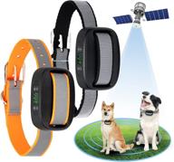 wiez gps electric dog fence: wireless system with 100-3300 ft range, adjustable warning strength, rechargeable, suitable for medium and large dogs - comes with 2 collars logo