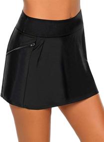 img 4 attached to Vetinee Womens Pocket Tankini Swimsuit Women's Clothing ~ Swimsuits & Cover Ups