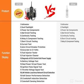 img 2 attached to GODIAG GT101 Power Circuit Probe Tester Kit, Automotive Electrical System Test Tool for 6V - 40V DC Short Finder, Relay Fuse Tester, Diode Resistance Check - Ideal for Cars, Trucks, and Motorcycles