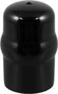 π black rubber trailer hitch ball cover - curt 21801 - fits 1-7/8 or 2-inch diameter logo