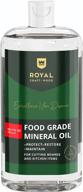 🥄 premium food grade mineral oil 10.1 fl oz - ideal for bamboo and wooden cutting boards, kitchen utensils &amp; supplies - nourishing cutting board oil cleanser логотип