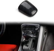 carbon fiber gear shift knob cover sticker head trim for dodge challenger (2015-2020) - boosting seo логотип