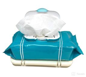 img 4 attached to 🧻 Kasian House Wipes Dispenser: Convenient One-Handed Pull Holder for Nursery & Bathroom Wipes, Soft Package Adult & Baby Wipes, Non-Slip & Reusable