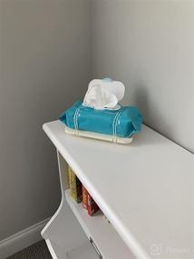 img 1 attached to 🧻 Kasian House Wipes Dispenser: Convenient One-Handed Pull Holder for Nursery & Bathroom Wipes, Soft Package Adult & Baby Wipes, Non-Slip & Reusable