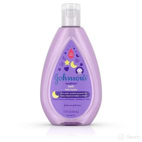 img 4 attached to 🌙 Johnson's Tear-free Bedtime Baby Bath: Soothing Naturalcalm Aromas in 1.70 Oz Size