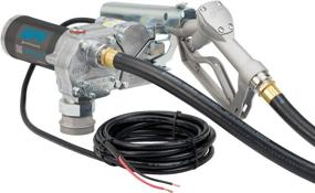 img 4 attached to 🔥 GPI M-150S Fuel Transfer Pump: Unleaded Nozzle, Manual Shut-Off, 15 GPM, 12' Hose, Power Cord, Spin Collar, Adjustable Suction Pipe (110000-99)