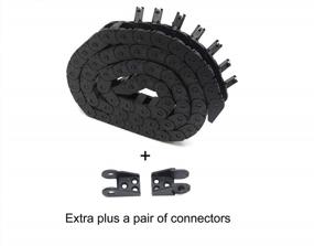 img 2 attached to 10Mm X 11Mm Black Plastic Open Type Cable Wire Carrier Drag Chain Towline R18 For 3D Printer And CNC Machines - 1 Meter Length