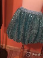 img 1 attached to Colourful Collection: Coralup Little Girls Sparkle Sequins Ballet Tutu Skirts (12 Vibrant Colors, Age 0-6 Years) review by Tracey Brown