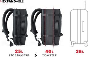img 3 attached to 15 6 Inch Backpacks Weekender Expandable Waterproof
