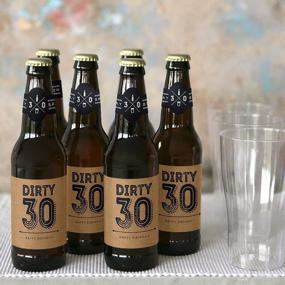 img 1 attached to 30th Milestone Birthday - Perfectly Aged Decorations for Men - 6 Beer Bottle Labels & 1 Carrier