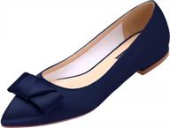 stylish bow knot wedding flats with comfortable heels for women: ideal for evening parties and dress-up occasions by erijunor logo