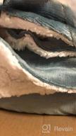 img 1 attached to Ultra-Soft Micromink Sherpa Queen Comforter Set With Pillow Shams - 3-Piece Grey Bedding Set For Fall/Winter - Plush & Warm Blanket By Downluxe review by Casey Tatum