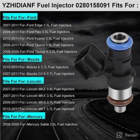 img 3 attached to Fuel Injectors 0280158091 Holes 2007 2011