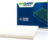 ecogard xc35519 premium cabin air filter: perfect fit for honda accord, civic, cr-v, odyssey, pilot, ridgeline, crosstour, and passport models 2003-2021 логотип