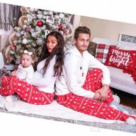 img 1 attached to Cocoa Matching Family Christmas Pajama Men's Clothing review by Harwinder Duong