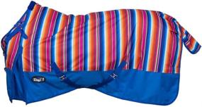 img 1 attached to Tough 1 Serape Turnout Blanket Snuggit Horses