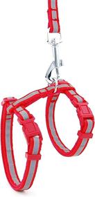 img 4 attached to AMOGATO Reflective Kitten Harness and Leash: Safe & Stylish Walking Gear