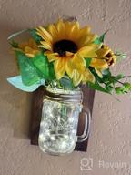 img 1 attached to 2 Pack Lvydec Artificial Sunflower Bouquet - Brighten Home Decor With Fake Yellow Flowers For Weddings & More! review by Gus Pierson