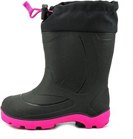 img 1 attached to 👞 Kamik Snobuster1 Little Black Boys' Outdoor Toddler Shoes