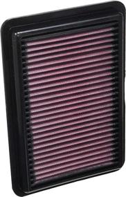 img 3 attached to K&amp;N Engine Air Filter: High Performance Replacement for 2017-2019 Hyundai/Kia L3/L4 Models, Washable & Premium Filter (Elanta, i30, Kona, Veloster, Cee d, Forte), 33-5050