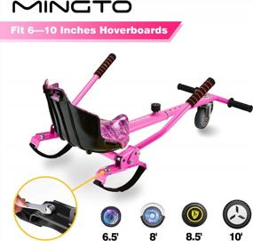 img 1 attached to Mingto Go Kart &amp; Hoverboard Accessories: регулируемое сидение для всех возрастов!