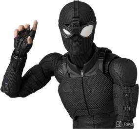 img 1 attached to Spiderman Movie Heroes - Exclusive All Black Spiderman Action Figure & Toy for Fans!