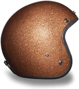 img 1 attached to 🏍️ DOT Approved 3/4 Shell Open Face Motorcycle Helmet - Daytona Helmets [Metal Flake] – Find the Perfect Fit!